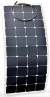 Picture of Tacoma 380W semi rigged solar panel, fitted on roof of Mobi Lodge