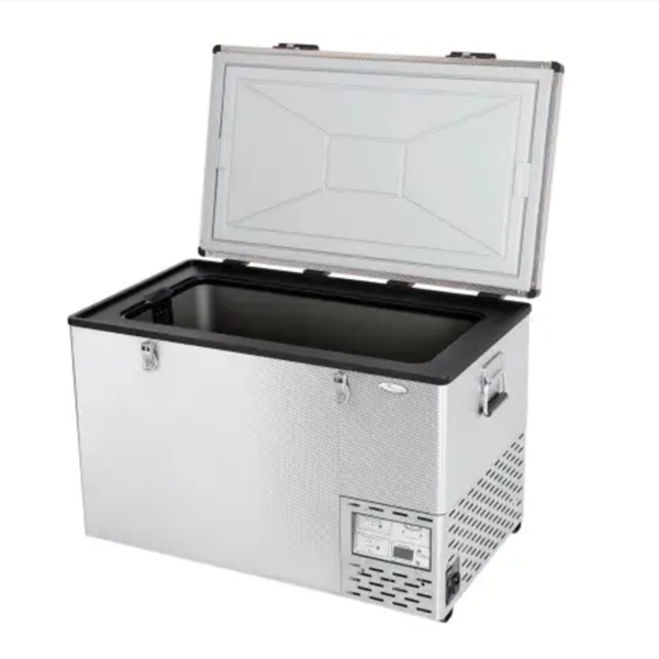 Picture of Upgrade to National Luna 90lt fridge freezer, upgrade from standard 60L Waeco single door. (Only available as accessory with Mobi Lodge order)