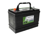 Picture of Enertec DC105 105A extra deep cycle battery installed in Mobi Lodge